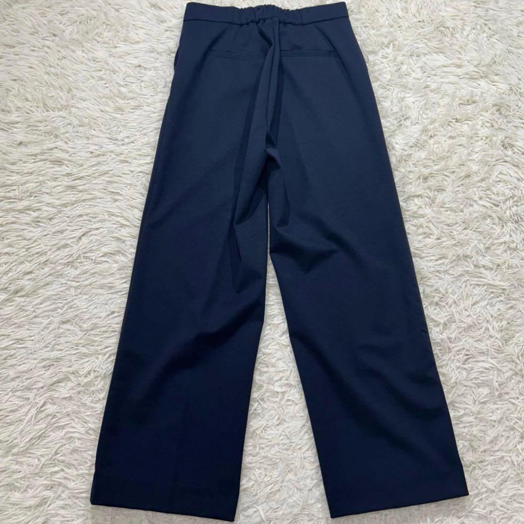 【未使用タグ付☆洗える♪】レディース パジャマスーツ セットアップ ネイビー M