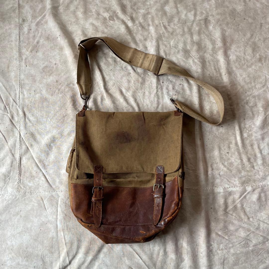 30s 40s ミュゼットバッグ ミリタリー ヴィンテージ