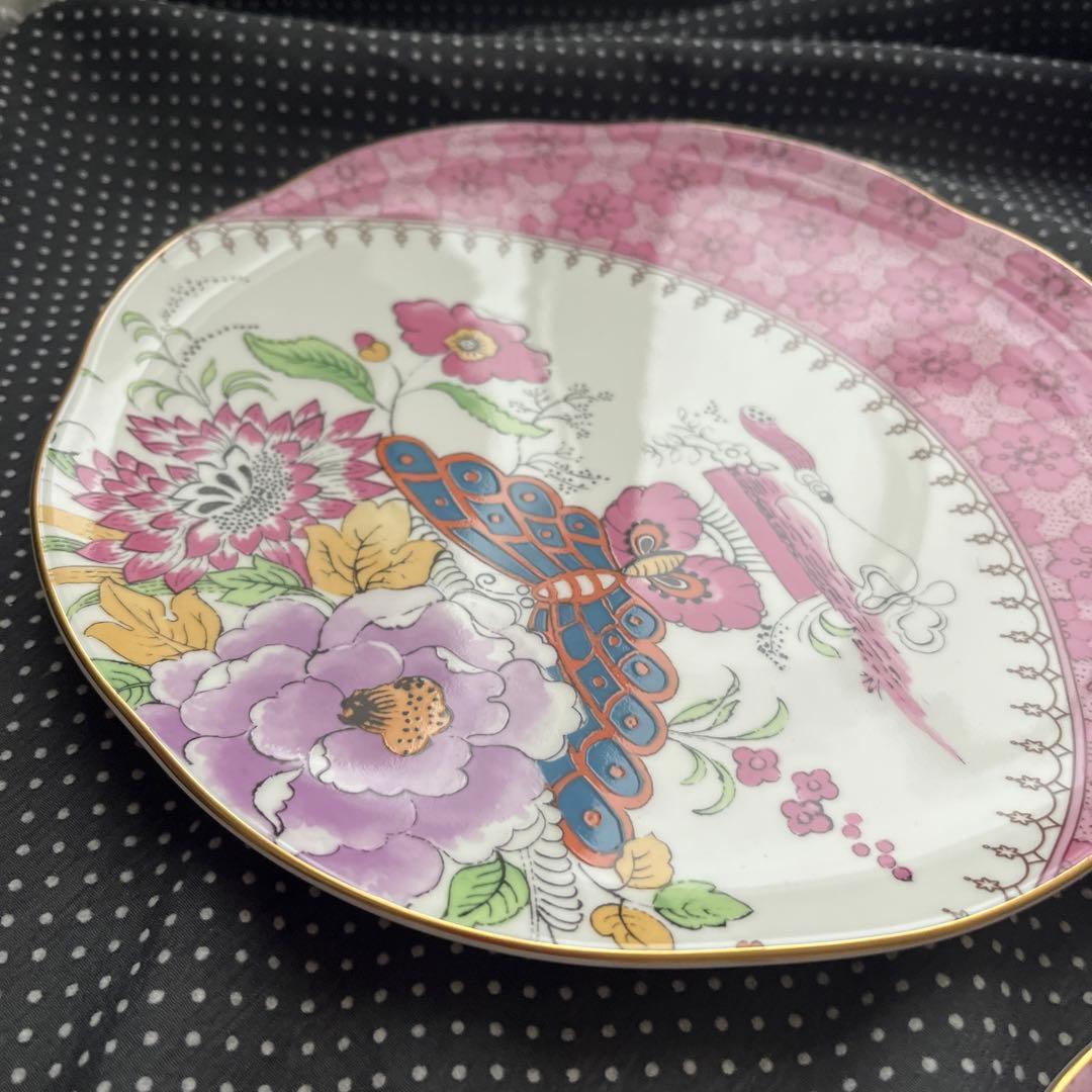 ウェッジウッド カップ＆ソーサー　バタフライブルーム　ウェッジウッド プレート