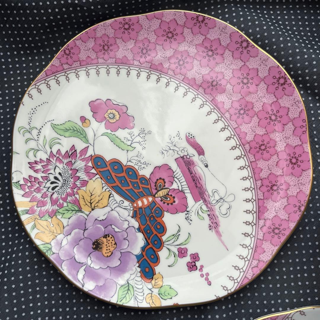 ウェッジウッド カップ＆ソーサー　バタフライブルーム　ウェッジウッド プレート