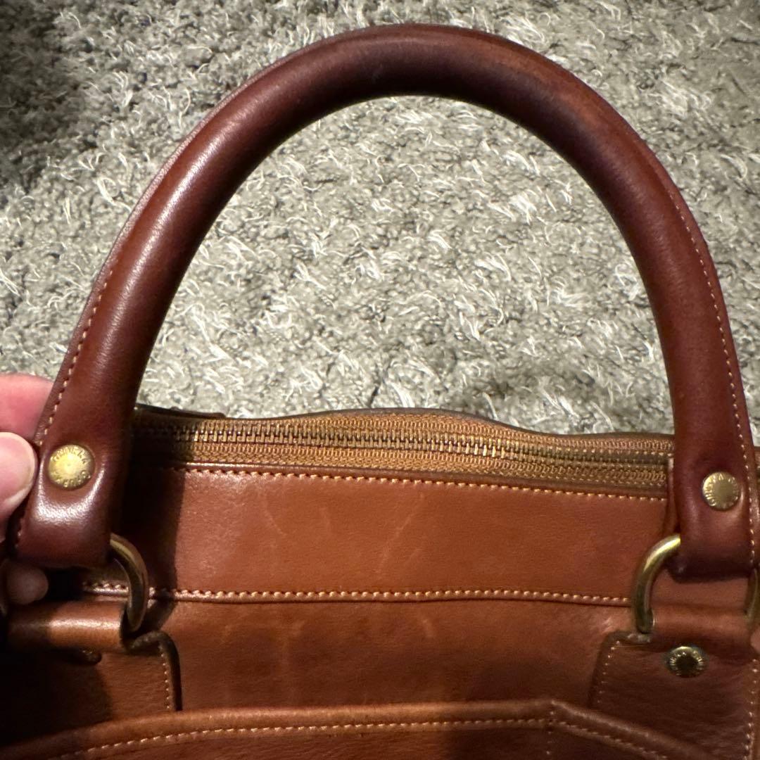 希少　80s GHURKA No.17 レザーバッグ　MH刻印　ヴィンテージ