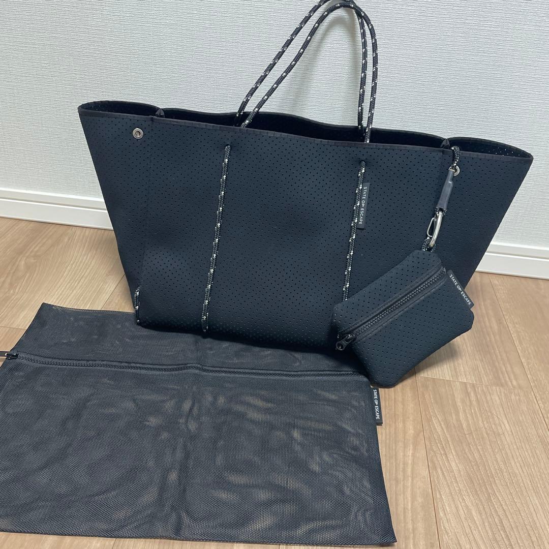 美品★STATE OF ESCAPE トートバッグ　エスケープ　ブラック