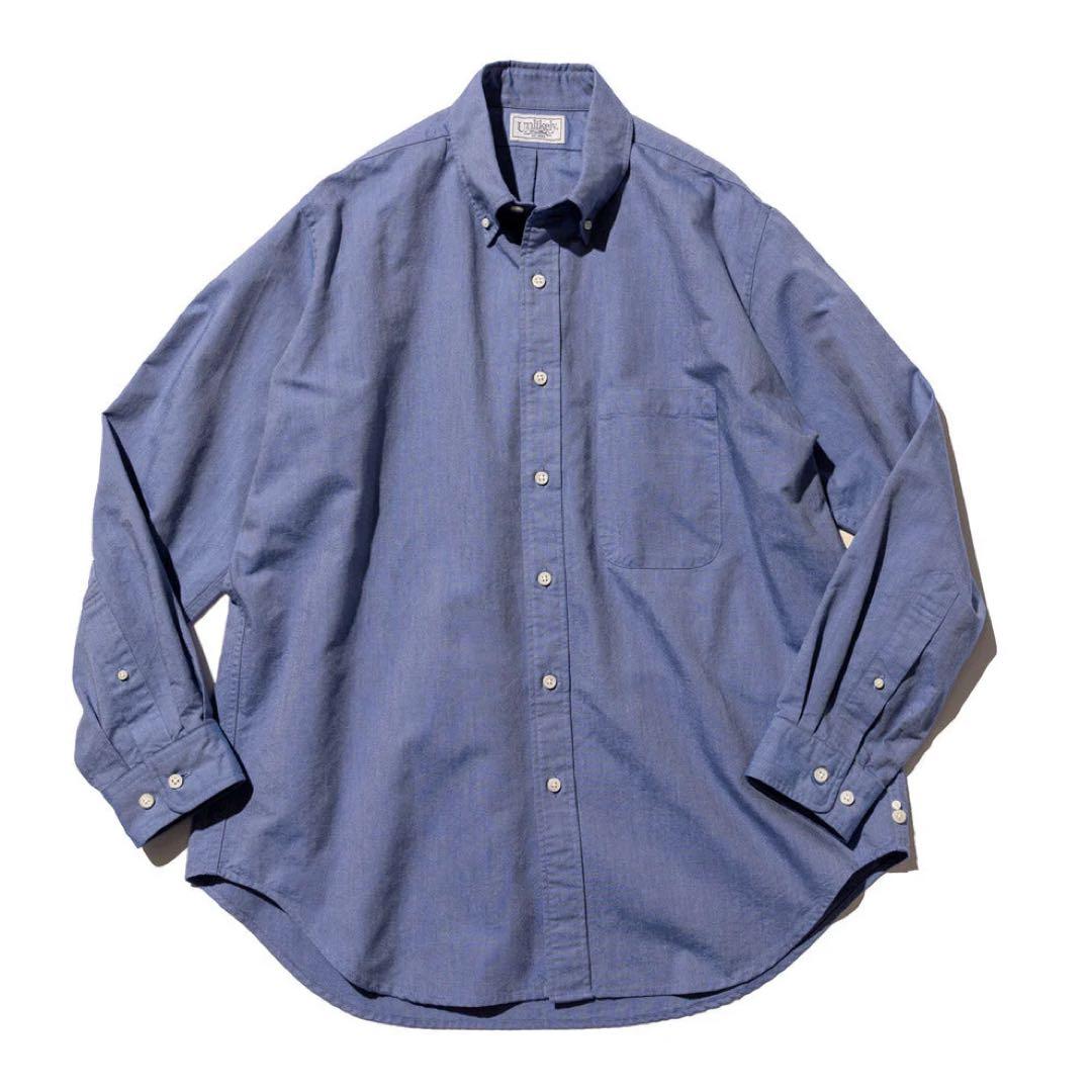 Unlikely Button Down Shirts L オックスフォード 青