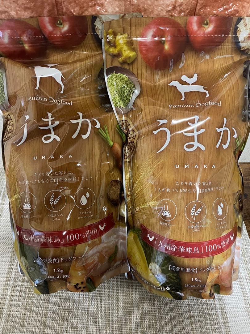 UMAKA プレミアムドッグフード 2袋