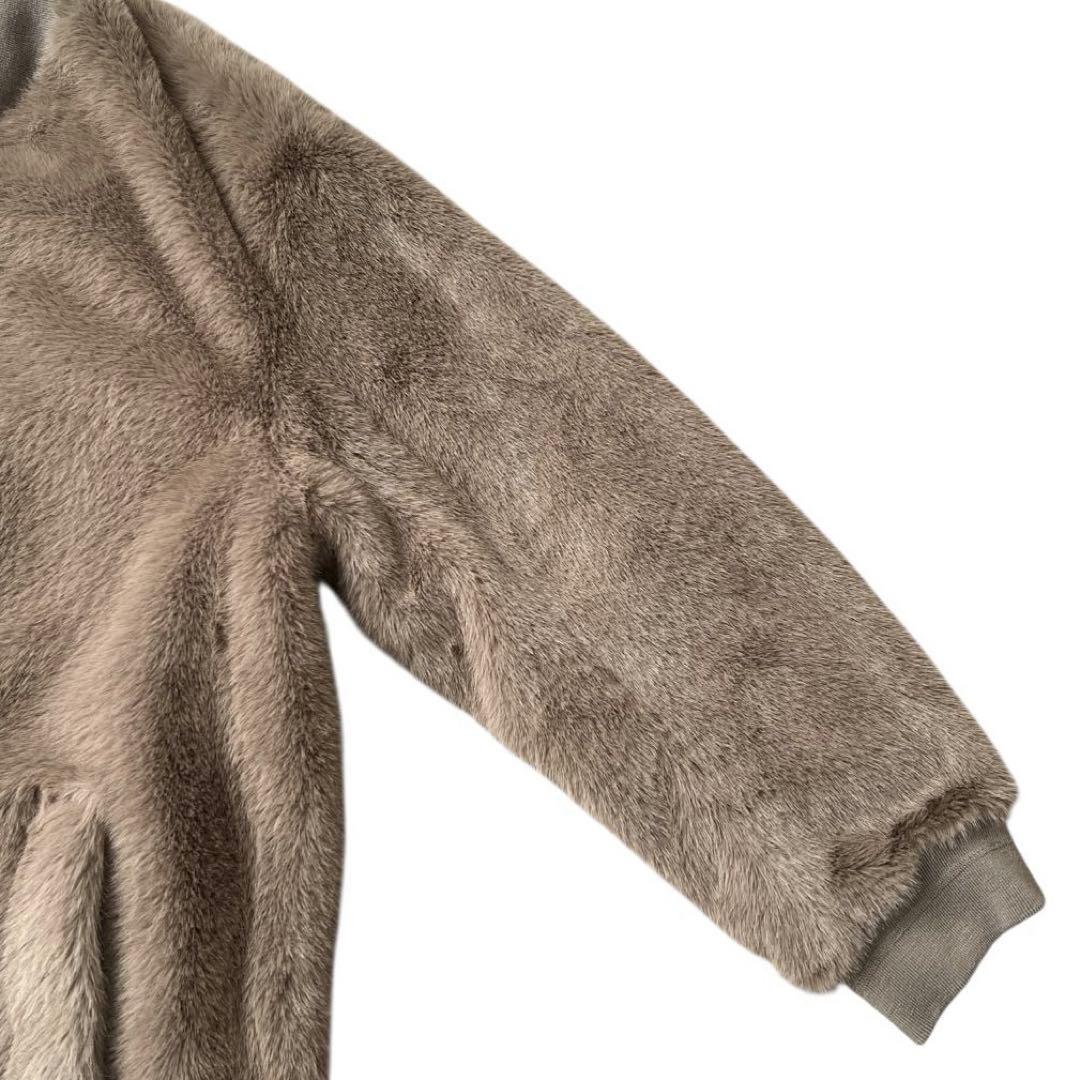 LE GLAZIK　MA-1 エコファーリバーシブルロングコート　36