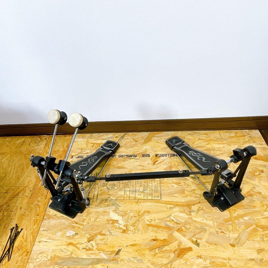 ツインペダル　ツーバスPearlケース付き　ドラム用