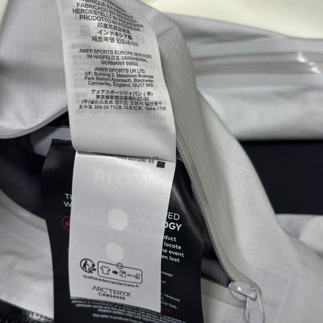 ARC'TERYX Alpha Jacket MEN'S ホワイト 田中シェン