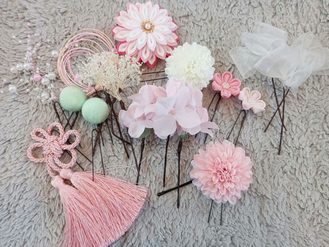 一蔵 正絹振袖＆小物フルセット パステルグリーン系