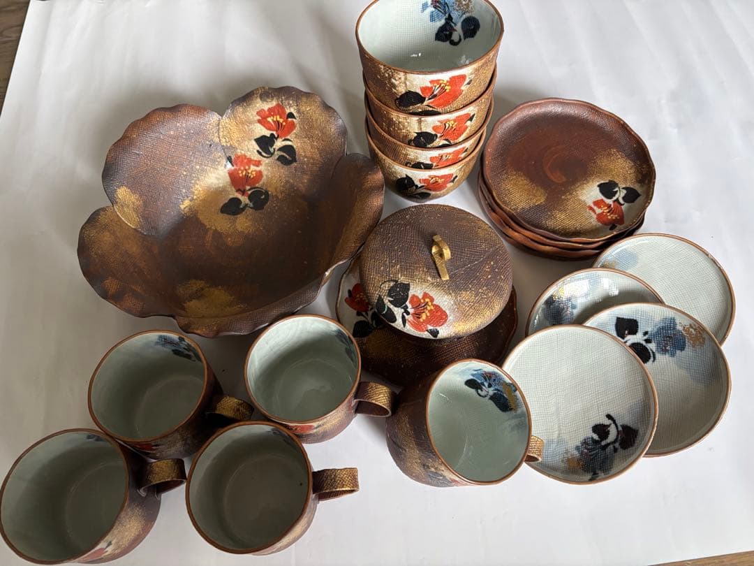 和風　デミタス　蓋付き湯呑み　菓子鉢