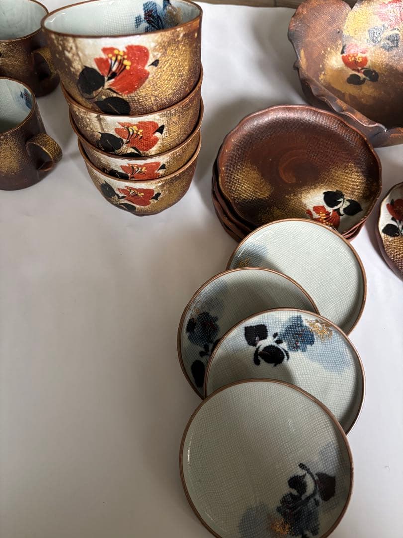 和風　デミタス　蓋付き湯呑み　菓子鉢