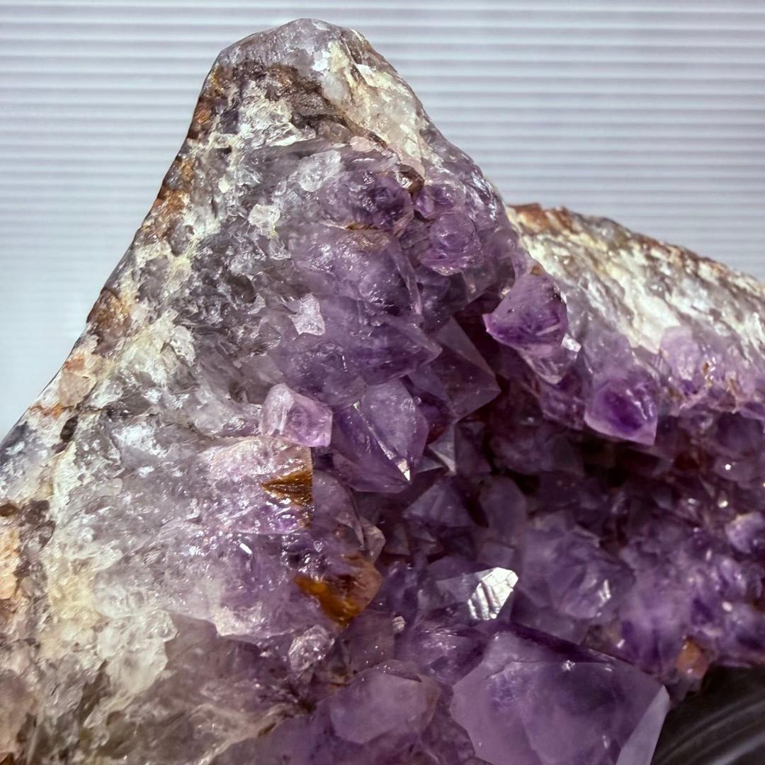 アメジストドーム　アメジストカペーラ　パワーストーン　天然石　専用台座付き　財運