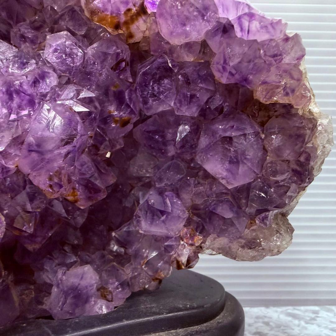 アメジストドーム　アメジストカペーラ　パワーストーン　天然石　専用台座付き　財運