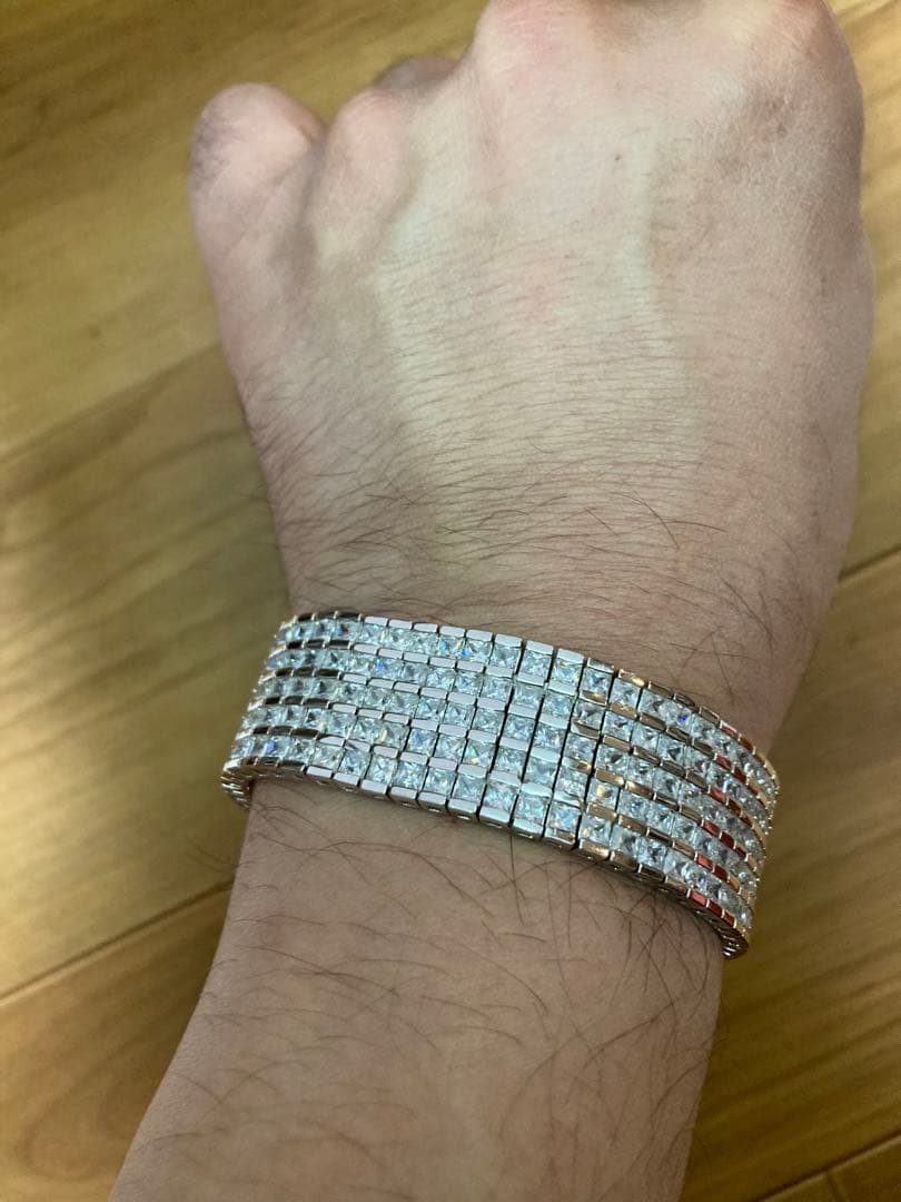 pimpcode 925 5row テニス ブレスレット avalanche