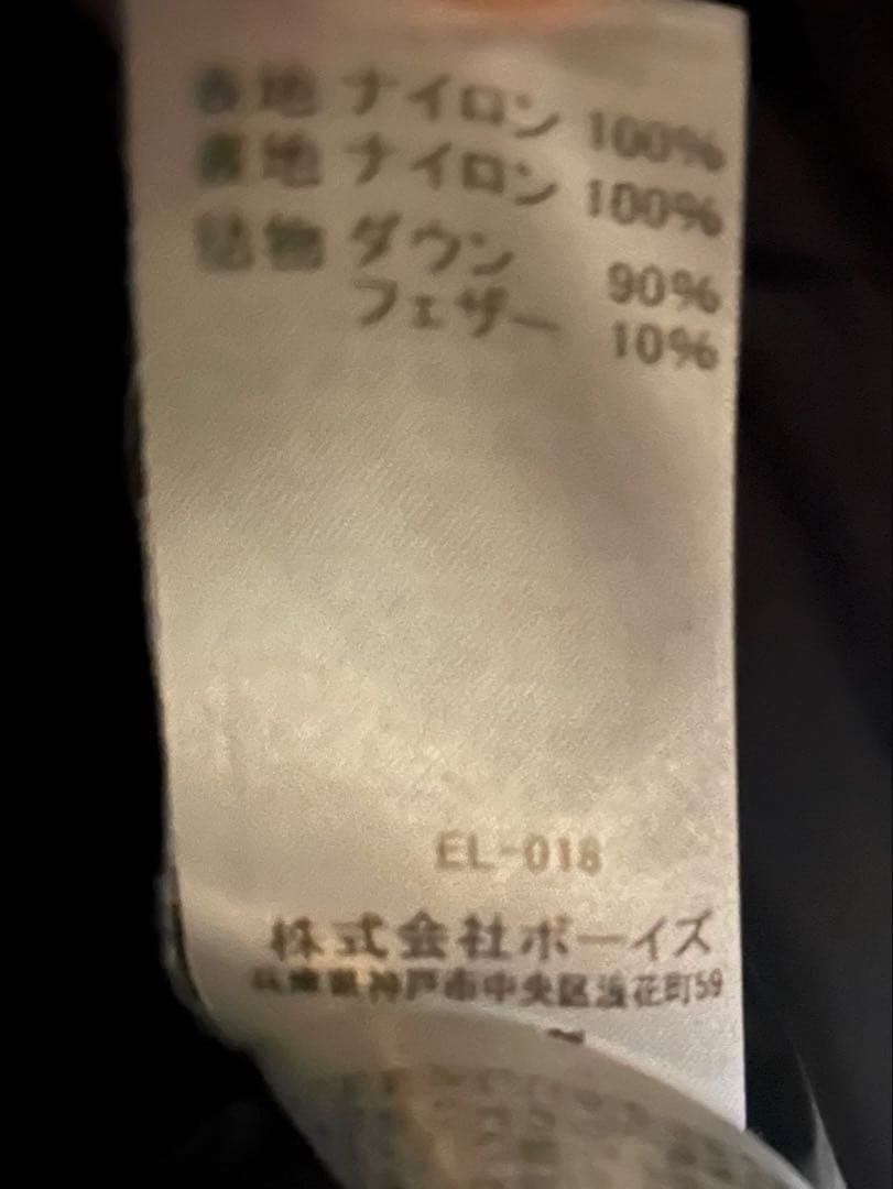 ダントンフード付きダウン　DANTON