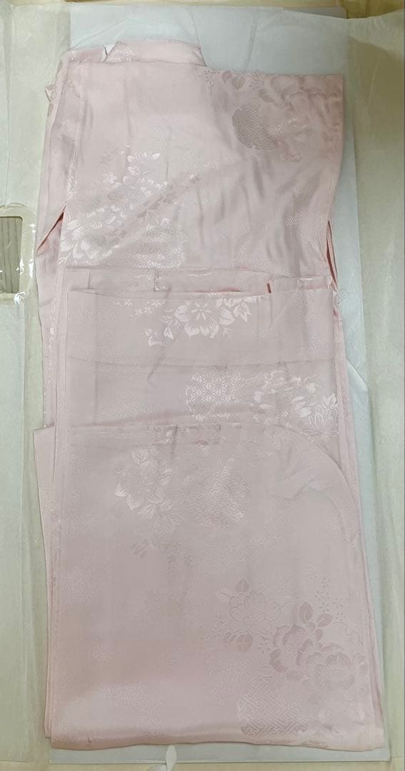 【再値下げ】振袖フルセット 花柄 ピンク系 白系