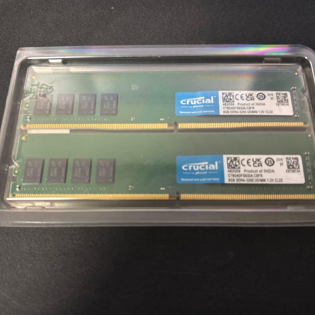 Crucial DDR4 3200MHz 8GB×2枚組