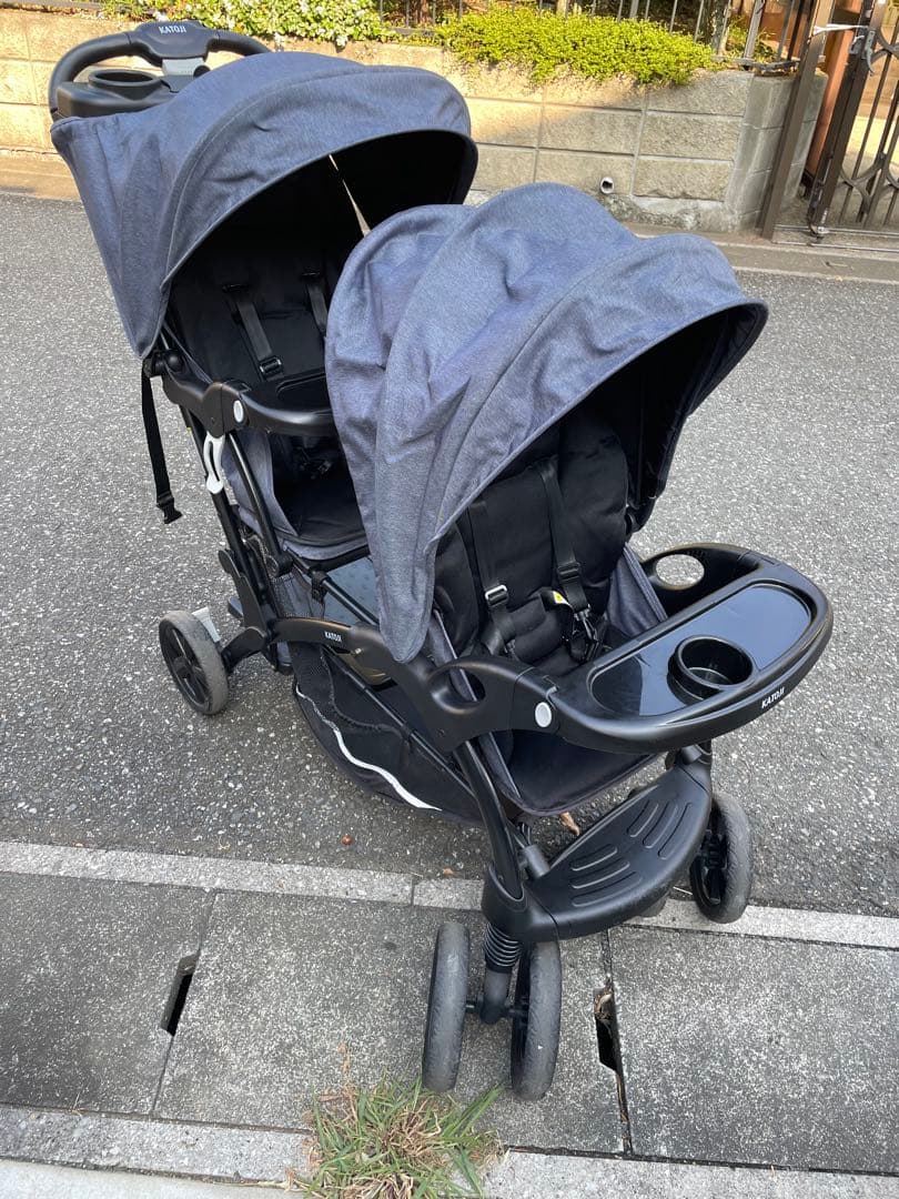 KATOJI 2人乗りベビーカー 二人でゴーDX 【直接取引】