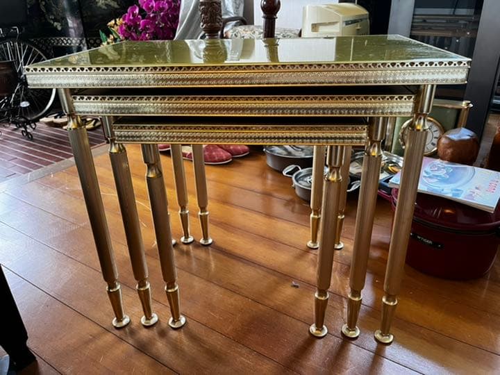 ネストテーブル　アンティーク