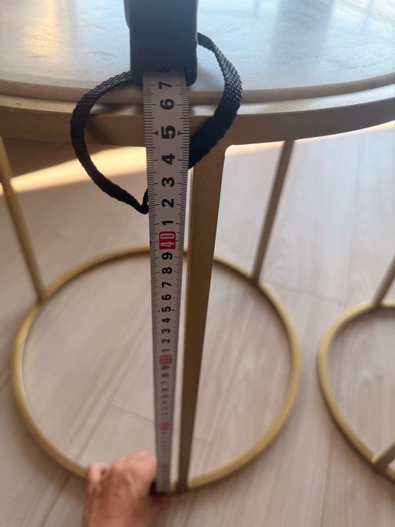 【KARE DESIGN】大理石 ネストテーブル 3点セット ドイツ製