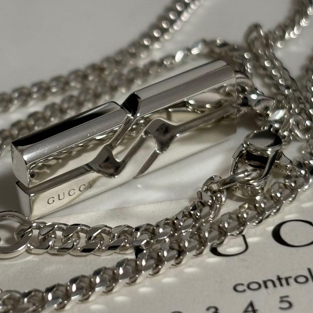 GUCCI 新品同様品　ノットネックレス　インフィニティ　喜平チェーン　極美品