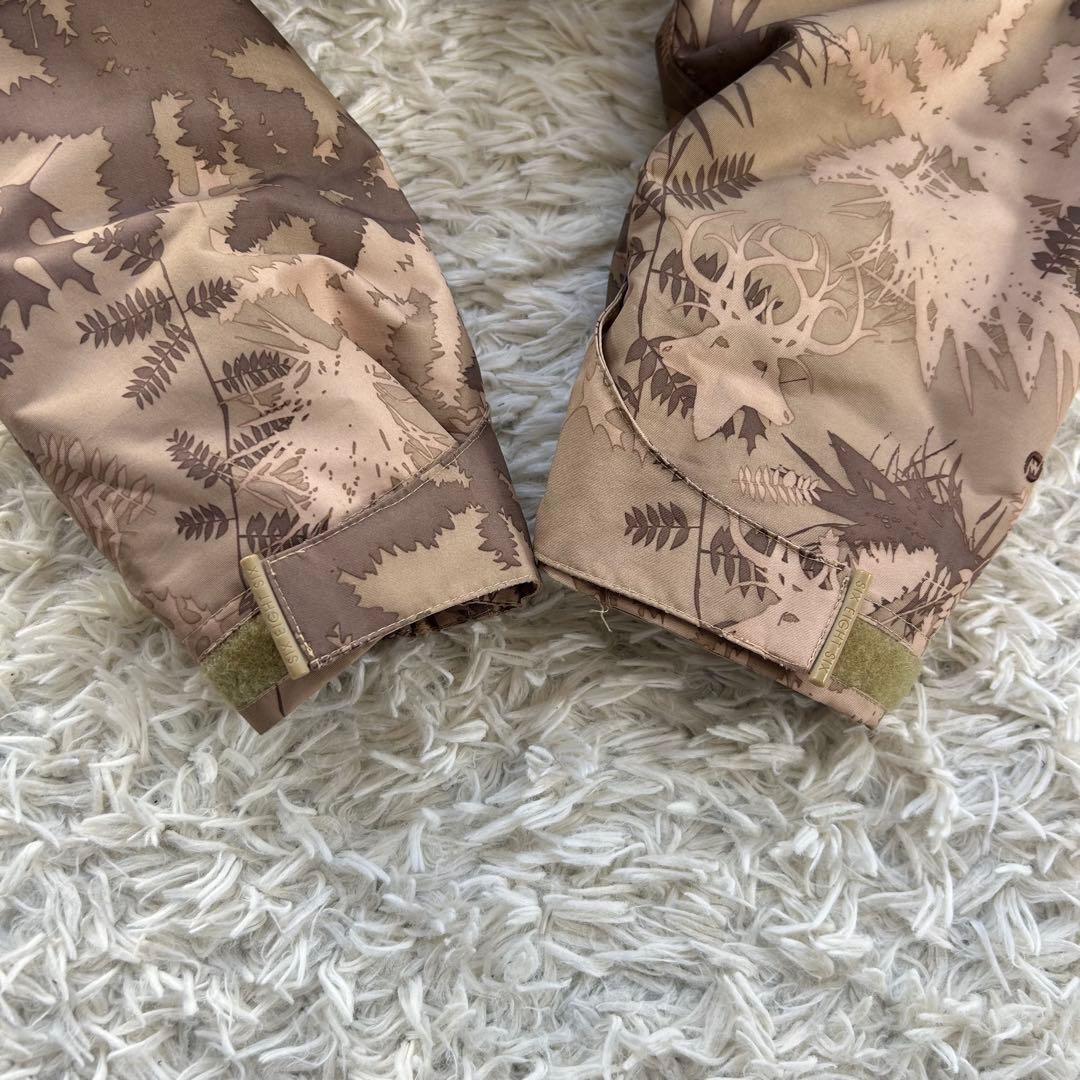 686 スキースノーボードウェア メンズ L ベージュカモフラ　迷彩