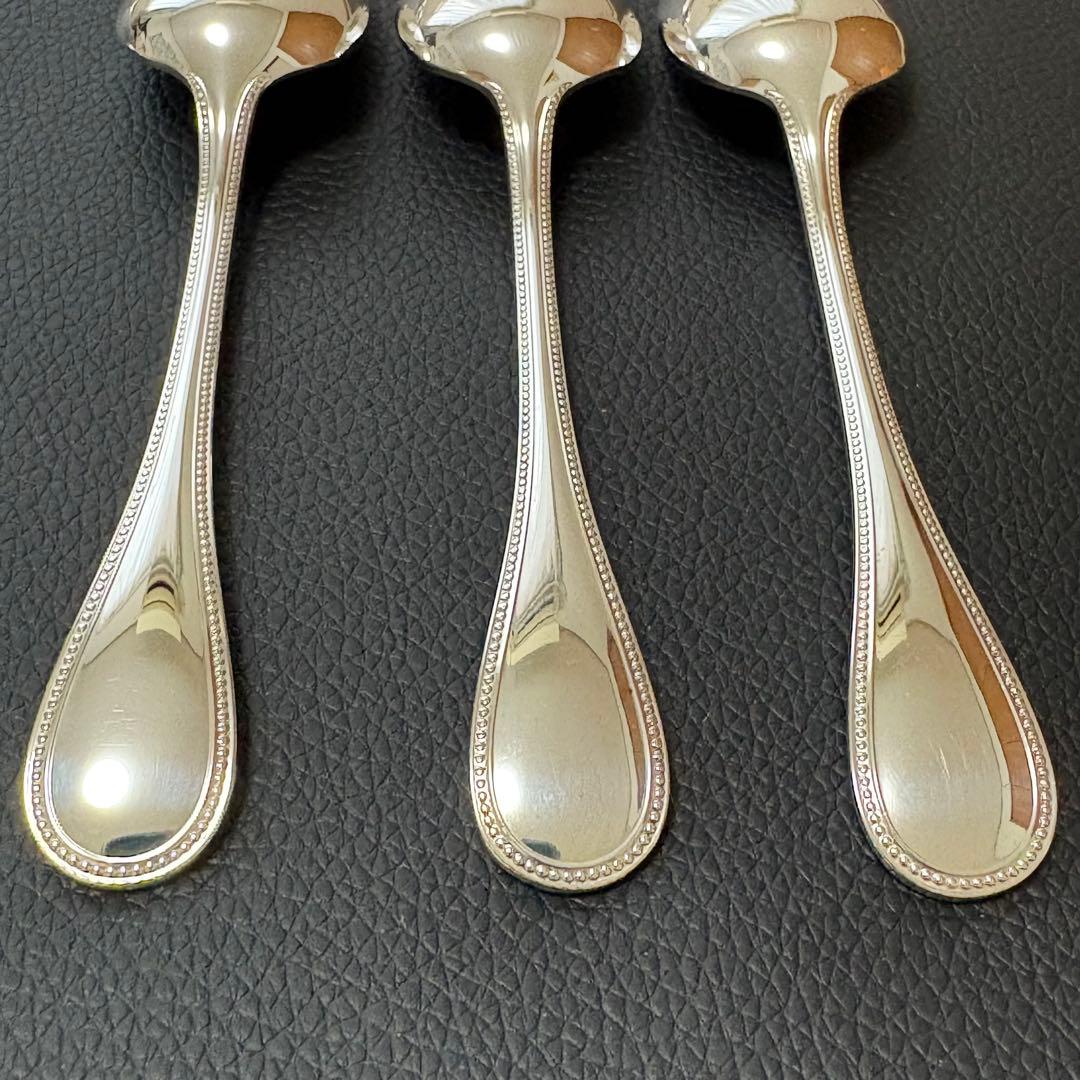 美品クリストフル　パール　コーヒースプーン12点