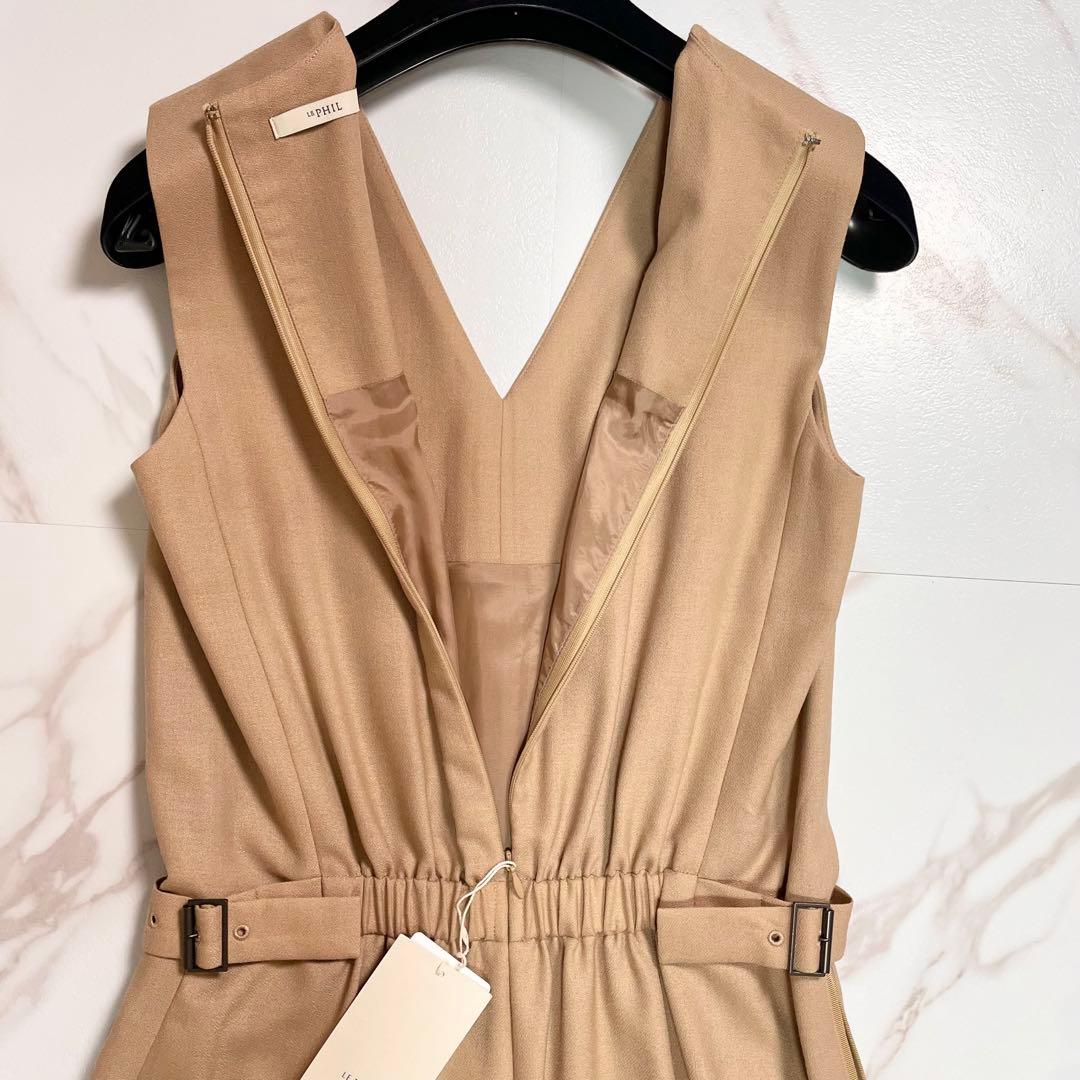 新品タグ付✨ルフィル オールインワン コンビネゾン ワイド ベージュS