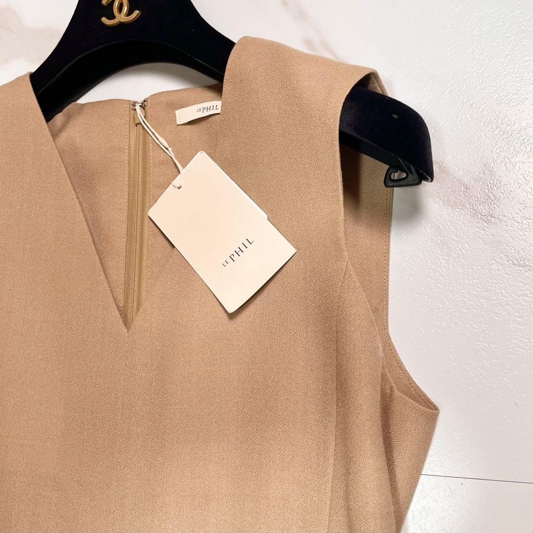 新品タグ付✨ルフィル オールインワン コンビネゾン ワイド ベージュS