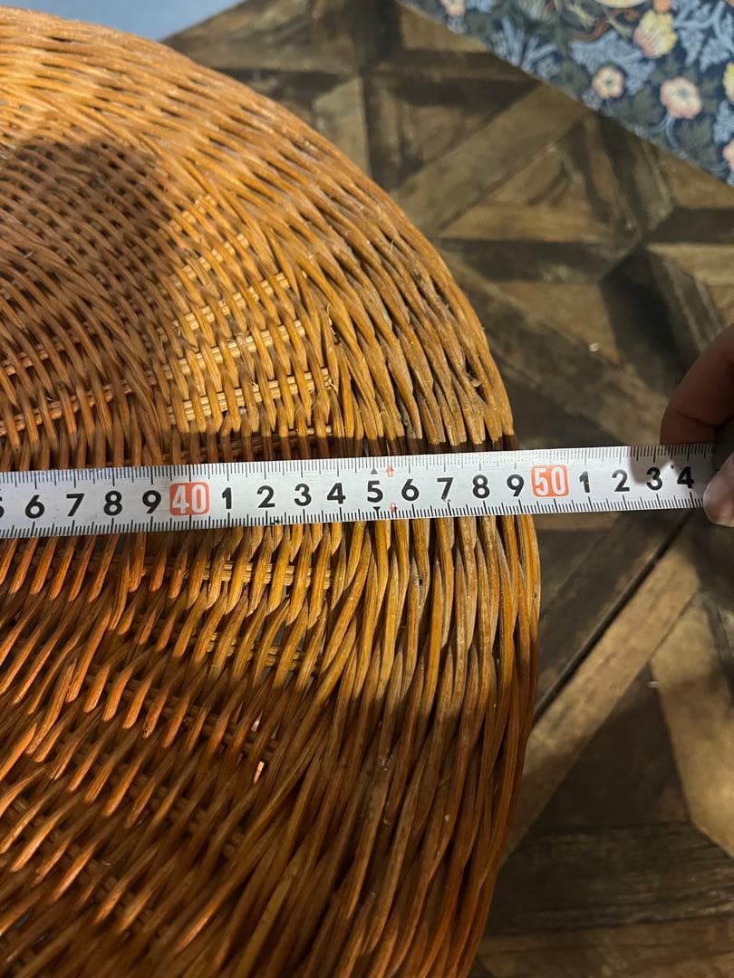 籐 ラタン テーブル 昭和レトロ 当時物 ローテーブル インテリア