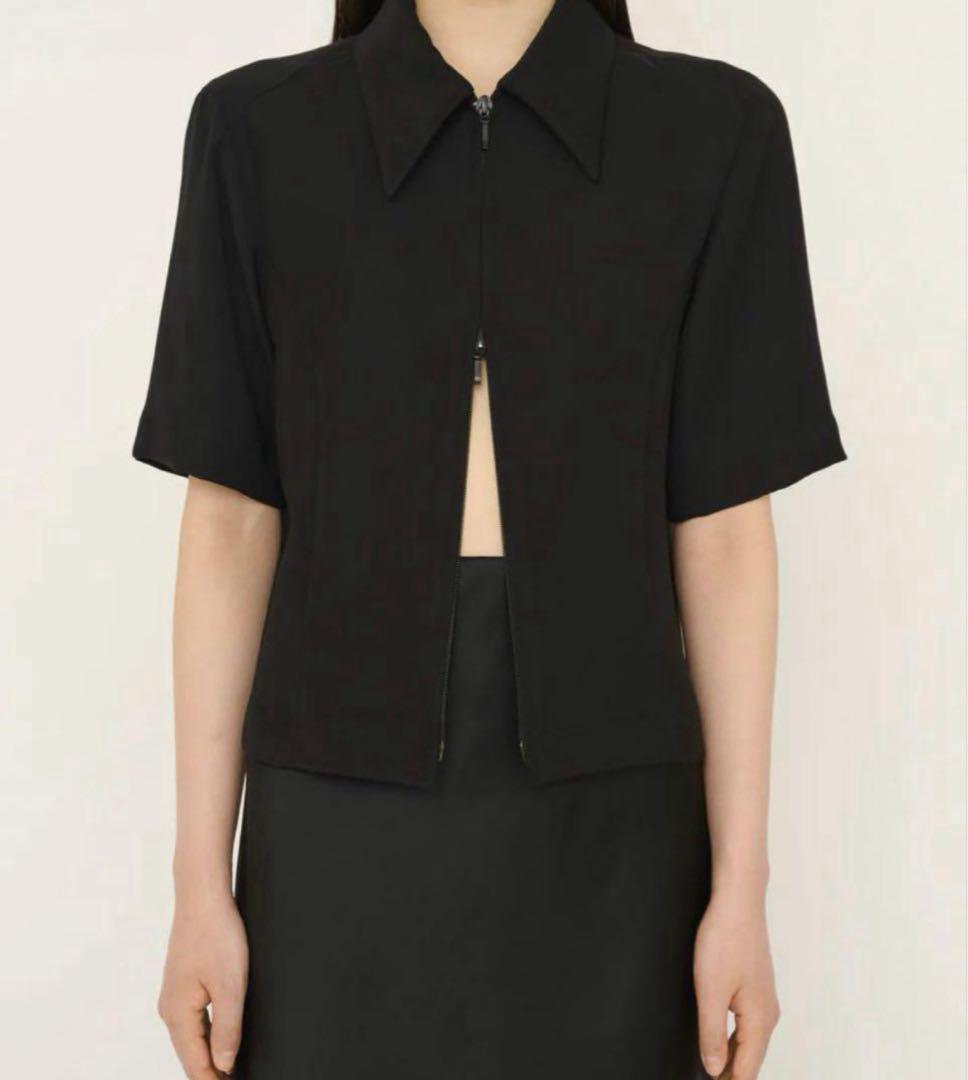 トップス ENOF / zip shirt 01