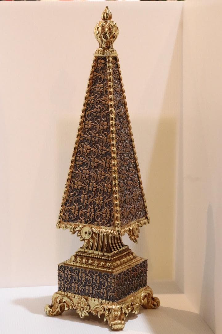 ツリーオブジェ　ブルーゴールド