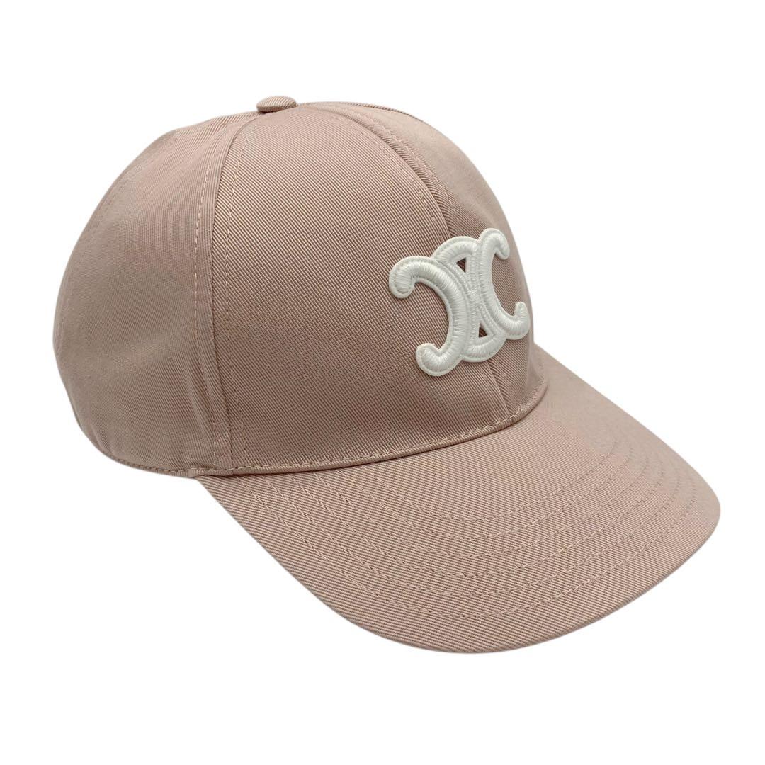 ⭐️未使用⭐️ セリーヌ トリオンフ ベースボールキャップ 帽子 ピンク