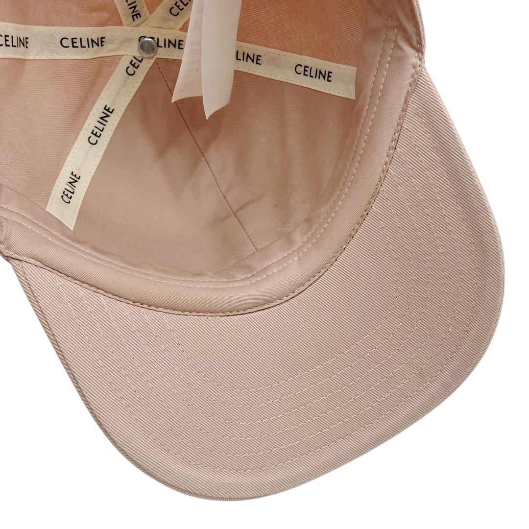 ⭐️未使用⭐️ セリーヌ トリオンフ ベースボールキャップ 帽子 ピンク