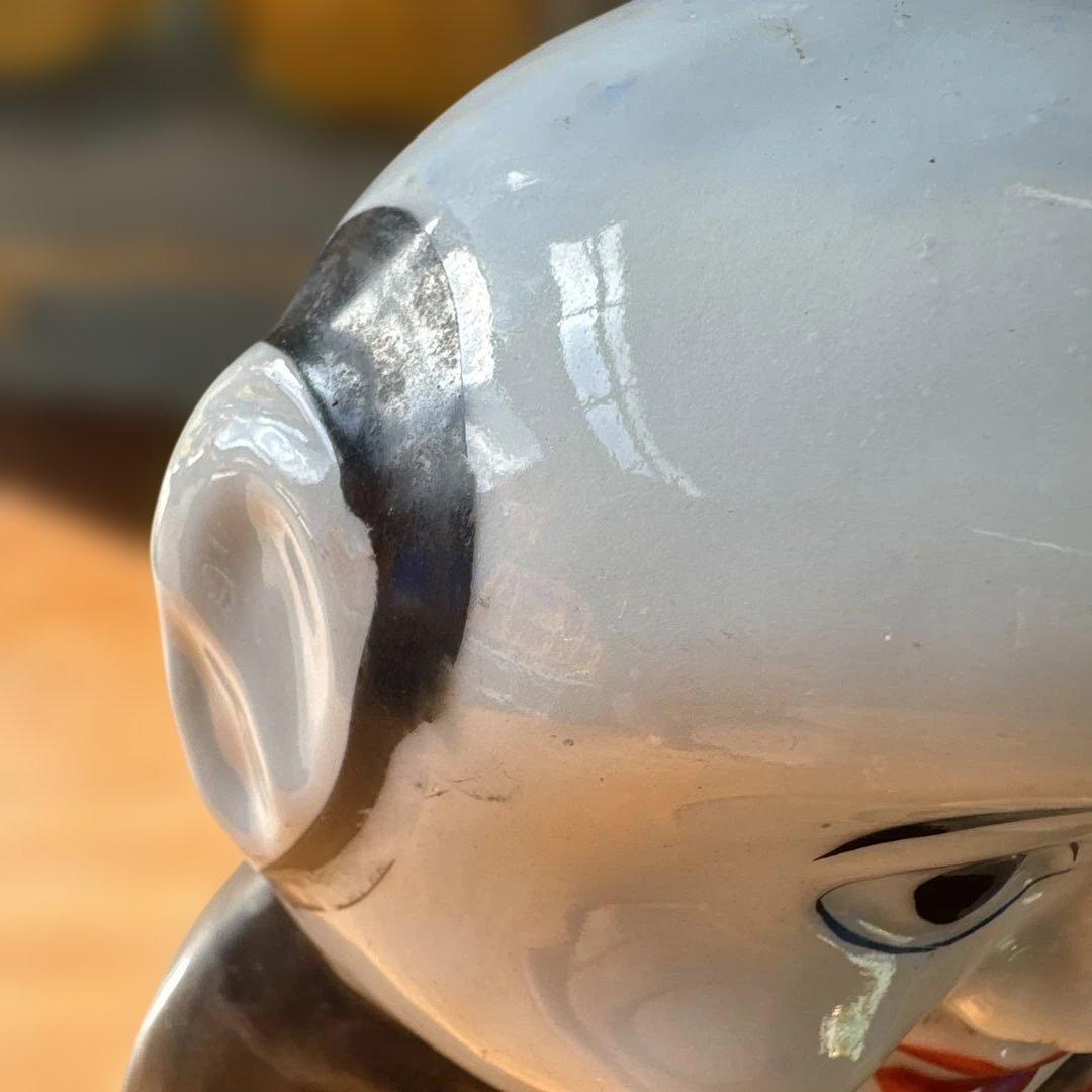 骨董　置物　縁起物　福助　明治　大正　時代物