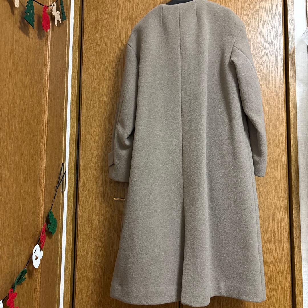 グリーンレーベルリラクシング　ノーカラー ロングコート　新品未使用　38