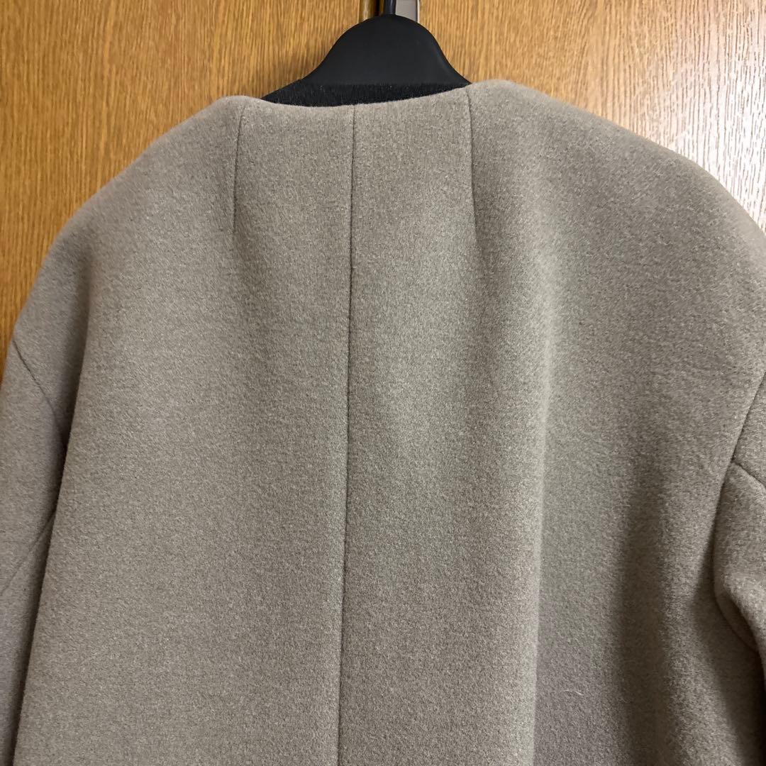 グリーンレーベルリラクシング　ノーカラー ロングコート　新品未使用　38