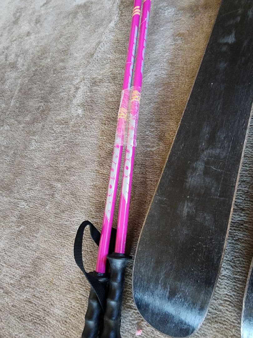 NISHIZAWA 108ジュニアカービンクスキーセット☆ブーツ21☆ストック付