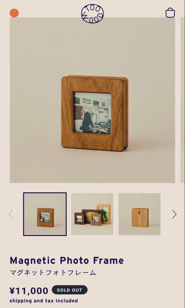 【mihoさま専用】Magnetic Photo Frame スクエア（OAK）