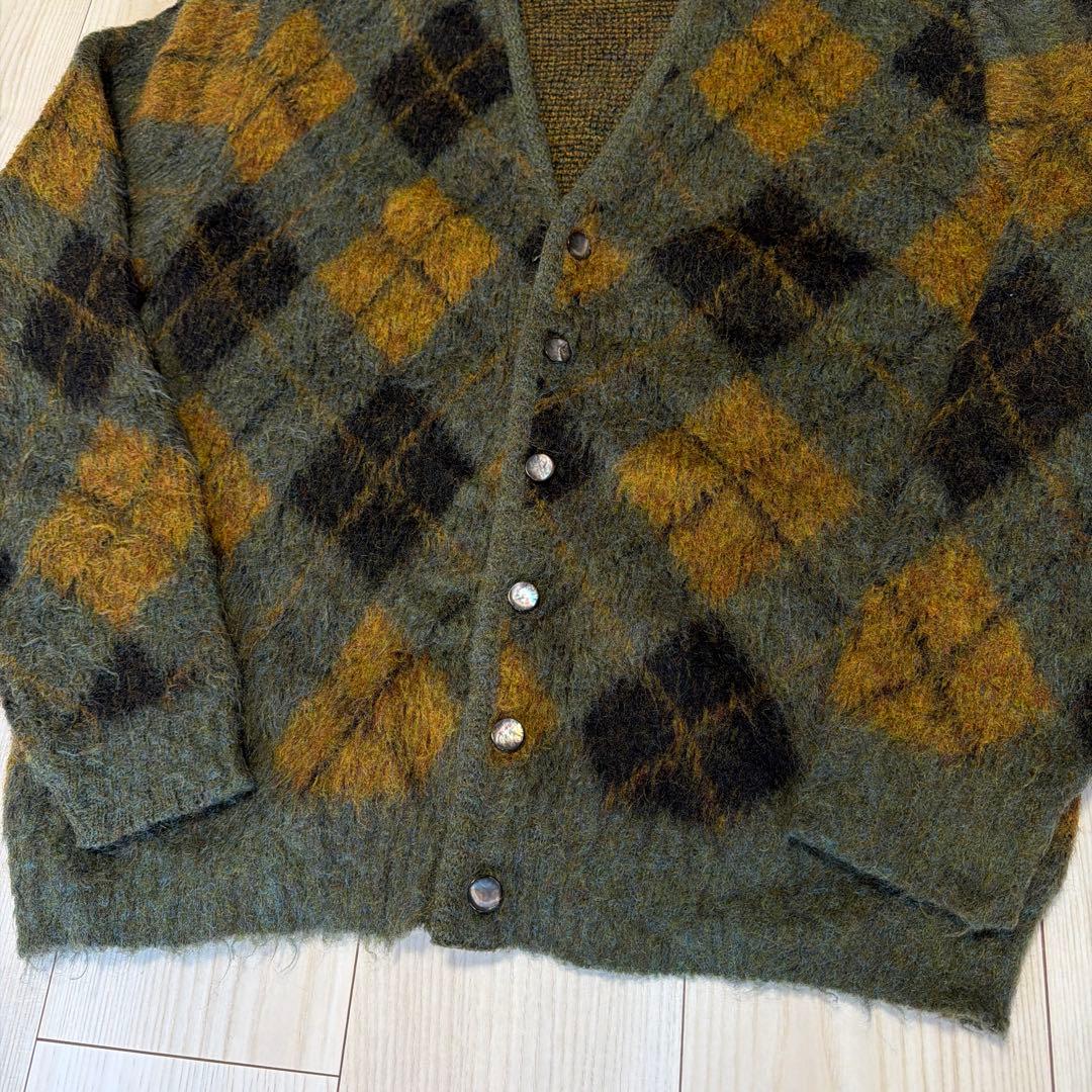 Z*P様 極上　60s モヘア　カーディガン　カートコバーン　チェック　PURI