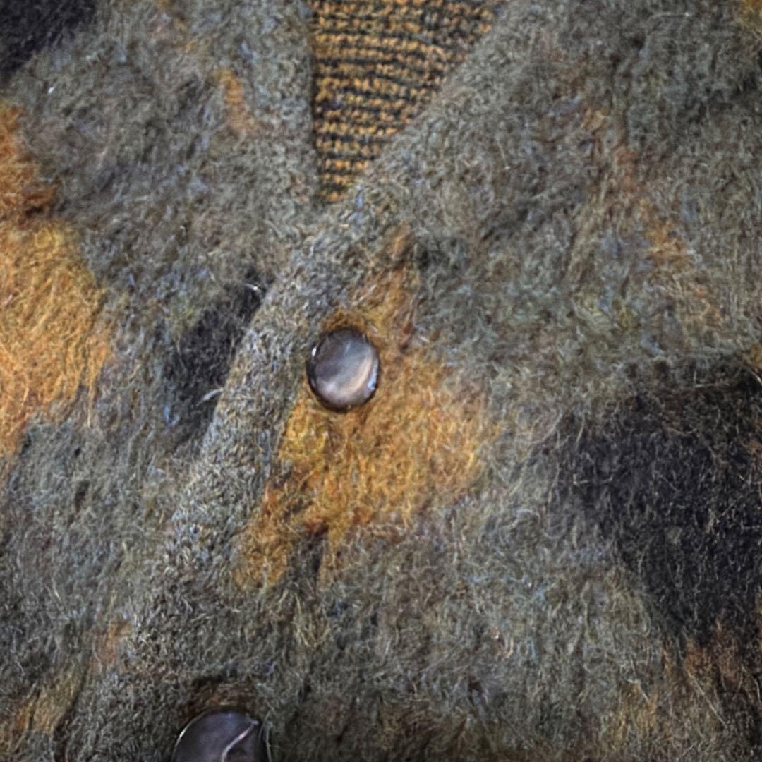 Z*P様 極上　60s モヘア　カーディガン　カートコバーン　チェック　PURI