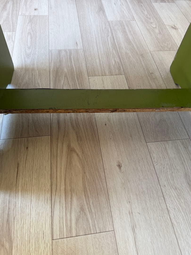 ③テーブル 昭和レトロポップ ソファ テーブル セット グリーンストライプ