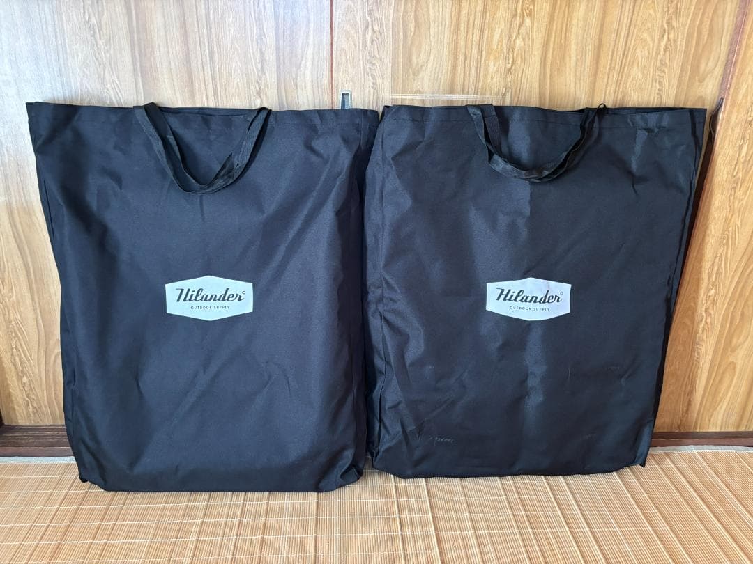 ハイランダー クライマックスローチェア2 ブラック AL(アルミ) 2脚セット