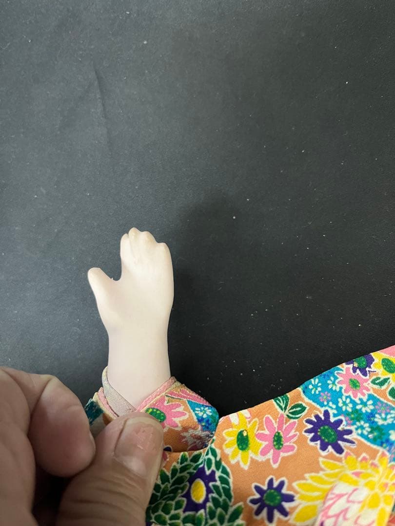 市松人形　抱き人形　アンティーク　古玩具　愛　松風　レトロ　ビスクドール