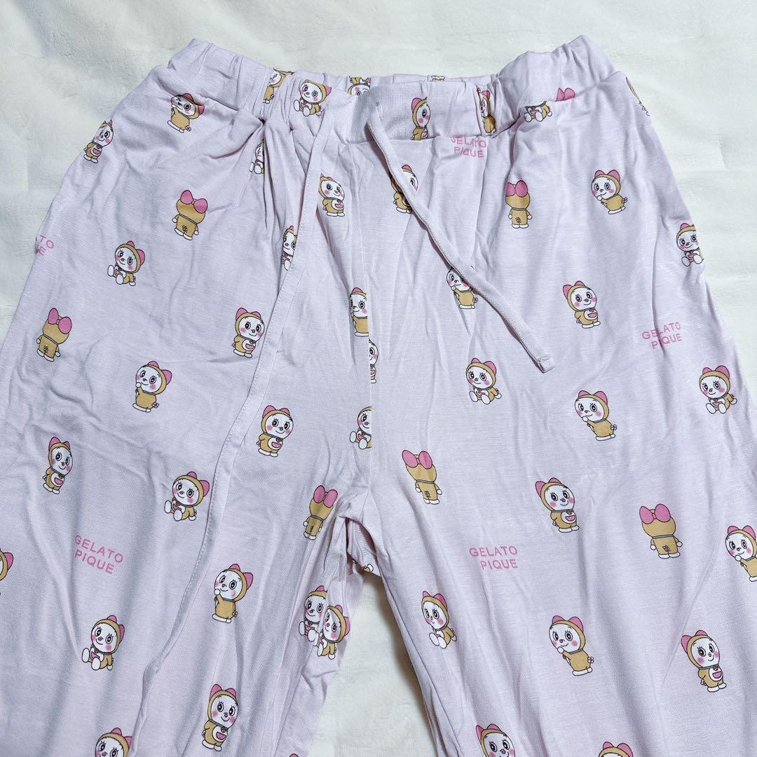 【新品】ジェラートピケ ドラえもん ドラミTシャツ＆ロングパンツ セットアップ