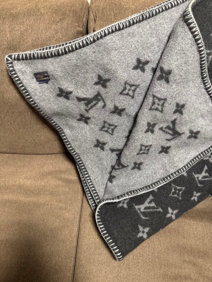 ルイヴィトン　ブランケット　シルバー チェーンキーホルダー カラビナ付き