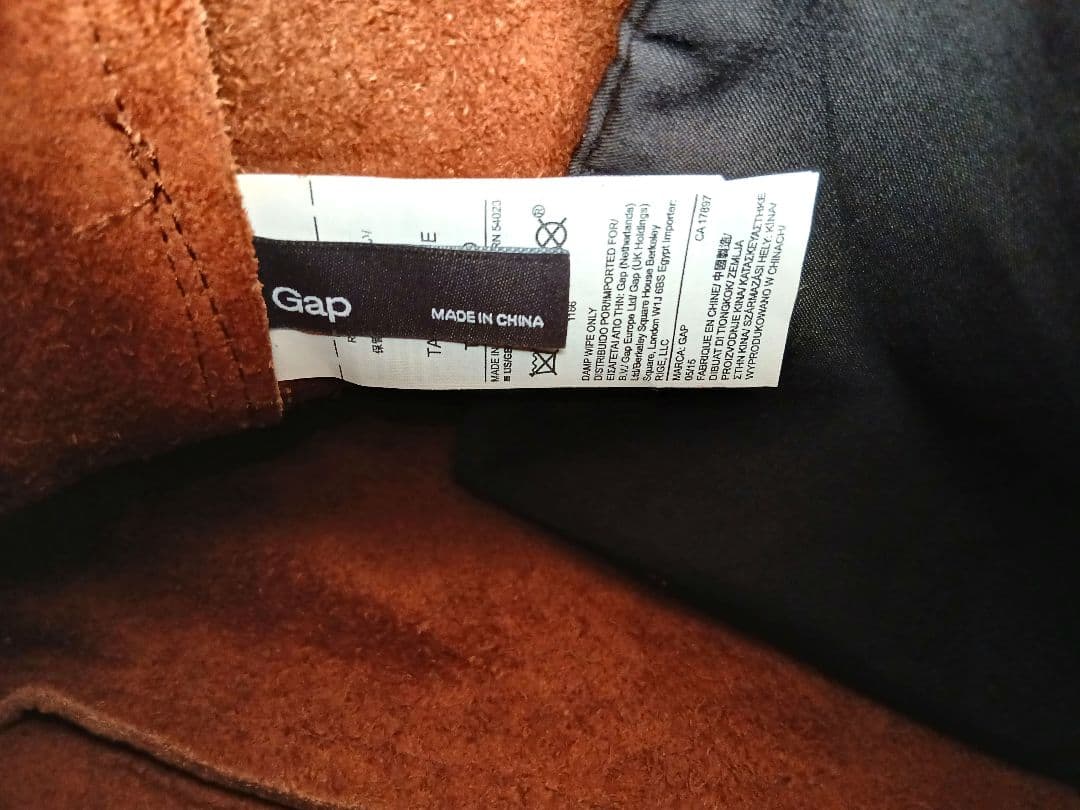 OLD GAP　牛革　ブラウン　メッセンジャー　ショルダーレザーバッグ　美品