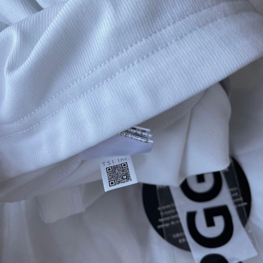 新品★49,500円 中綿ダウンジャケット PGG パーリーゲイツ 白×黒ロゴ４