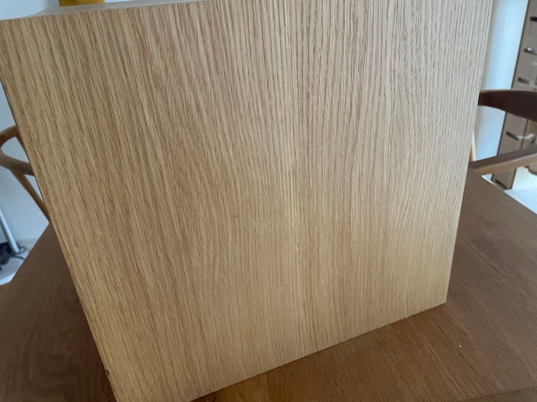 無印良品　木製収納ケース　引出し式　2段　ワイド　ナチュラル　オーク材④