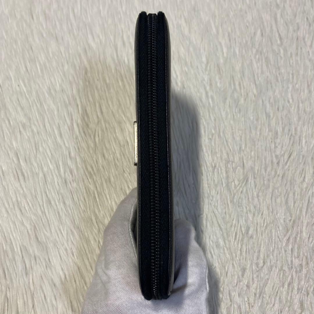 今週限定価格　美品　PRADA プラダ　長財布　ラウンドファスナー　黒　三角ロゴ