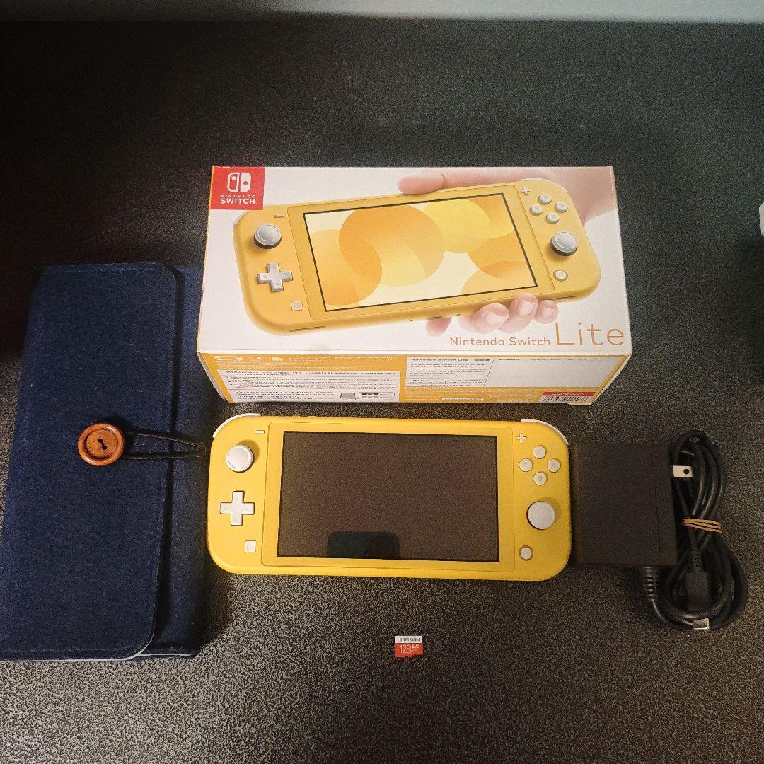 Nintendo Switch Lite イエロー 本体　美品